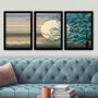 Wallity Cuadro Decorativo Enmarcado Desconocido (3 Piezas)